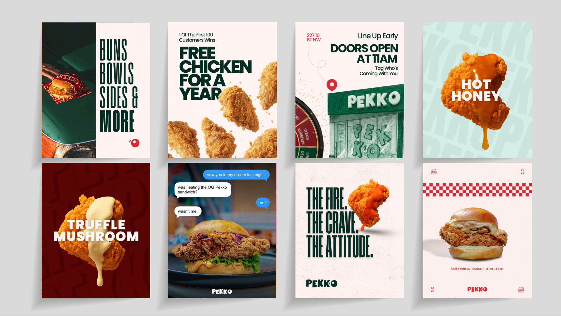 A selection of social media posts created for Pekko